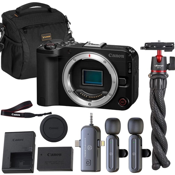 Canon EOS R50 V Mirrorless Camera Body | 4K Video, Dual Pixel AF, Flip ...