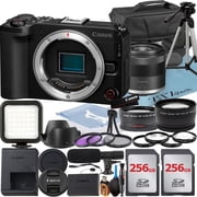 Canon EOS R50 V Mirrorless Camera with 14-30mm Lens + 2 Pack 256GB Memory Cards + Case + Tripod + ZeeTech Accessory Bundle (International Version)