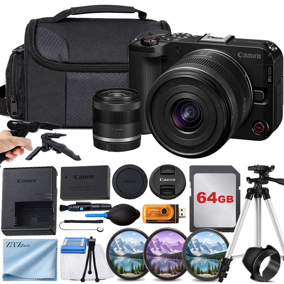 Canon EOS R50 V Mirrorless Camera with 14-30mm f/4-6.3 Lens (International Version)