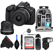 Pixibytes EOS R50 24.2 MP Mirrorless Cameras With Accessories, Black