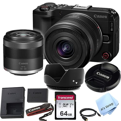 Canon EOS R50V Mirrorless Camera with 14-30mm f/4-6.3 Lens