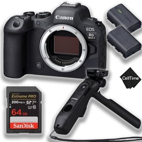 Canon EOS R6 Mark II 24.2 Megapixel Full Frame Sensor Mirrorless Camera Body Only - CMOS Sensor - Autofocus - 3" Touchscreen LCD - Electronic Viewfinder - (International Version)