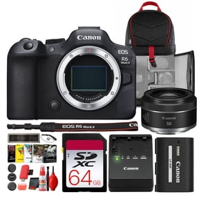 Canon EOS R6 Mark II 24.2MP Full Frame Mirrorless Camera | 4K60 10-bit Video, Dual Pixel CMOS AF II, DIGIC X | Cropping Guide Firmware (International Model)