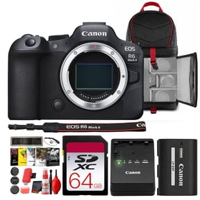 Canon EOS R6 Mark II 24.2MP Full Frame Mirrorless Camera | 4K60 10-bit Video, Dual Pixel CMOS AF II, DIGIC X | Cropping Guide Firmware (International Model)