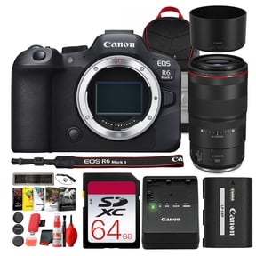 Canon EOS R6 Mark II 24.2MP Full Frame Mirrorless Camera | 4K60 10-bit Video, Dual Pixel CMOS AF II, DIGIC X | Cropping Guide Firmware (International Model)