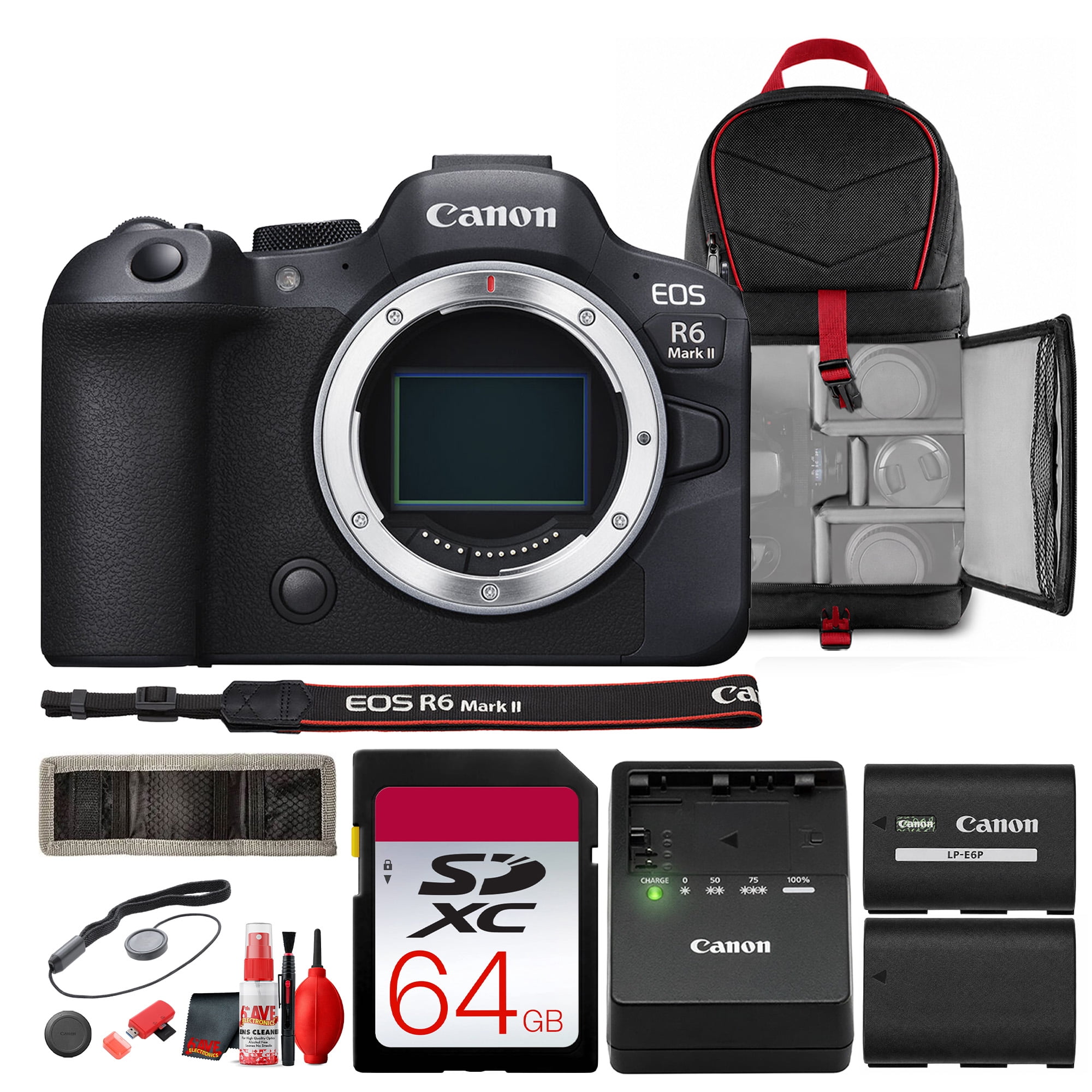 Canon EOS R6 Mark II Mirrorless Camera 24.2MP Full Frame | 4K60 10-bit ...