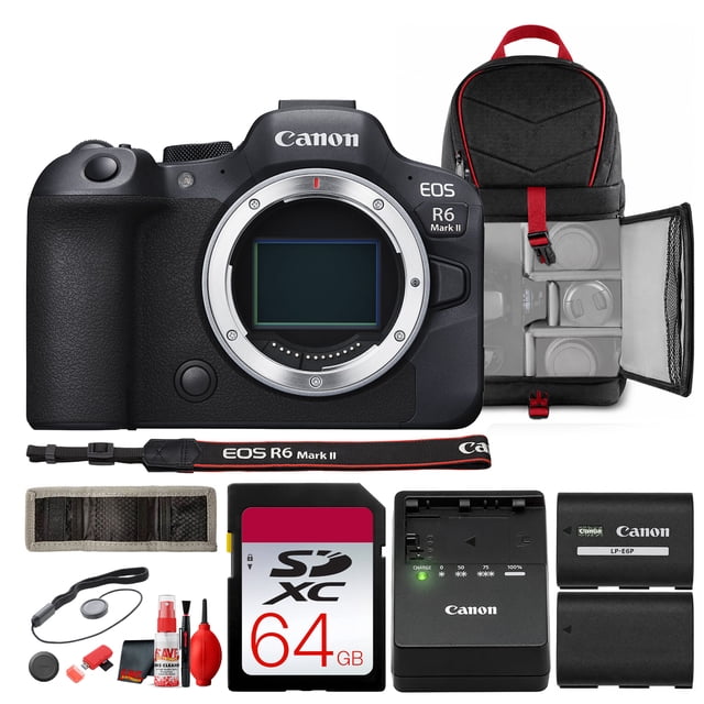 Canon EOS R6 Mark II Mirrorless Camera 24.2MP Full Frame | 4K60 10-bit ...