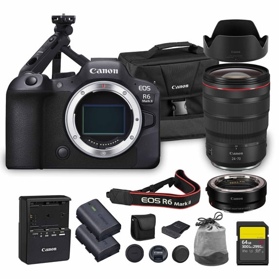 Canon EOS R6 Mark II Mirrorless Camera | 24.2MP Full Frame Sensor 4K ...