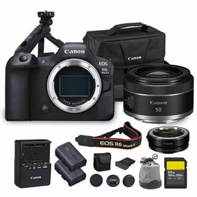 Canon EOS R6 Mark II Mirrorless Camera – 24.2MP Full-Frame Sensor, 4K60p Video
