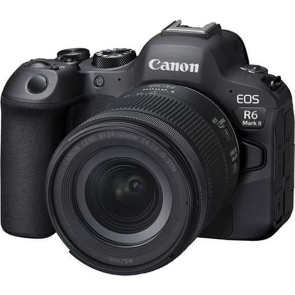 Canon EOS R6 Mark II Mirrorless Camera International Model and 24-105mm f/4-7.1 Lens - 5666C018