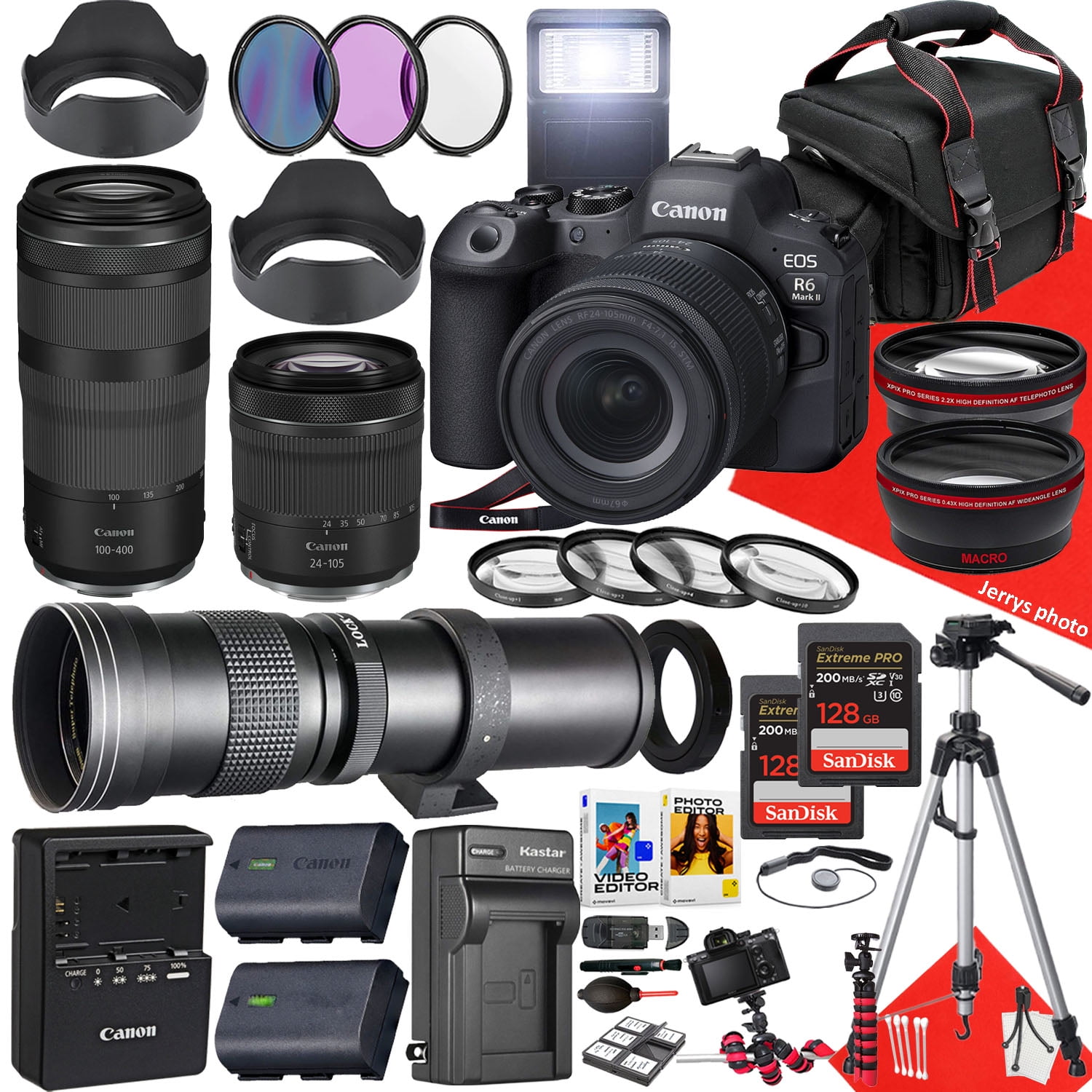 Canon EOS R6 Mark II Mirrorless Camera With 24-105mm f/4-7.1 IS STM ...