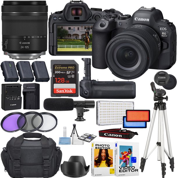 Canon EOS R6 Mark II Mirrorless Camera w/ RF 24105mm f/47.1 IS STM