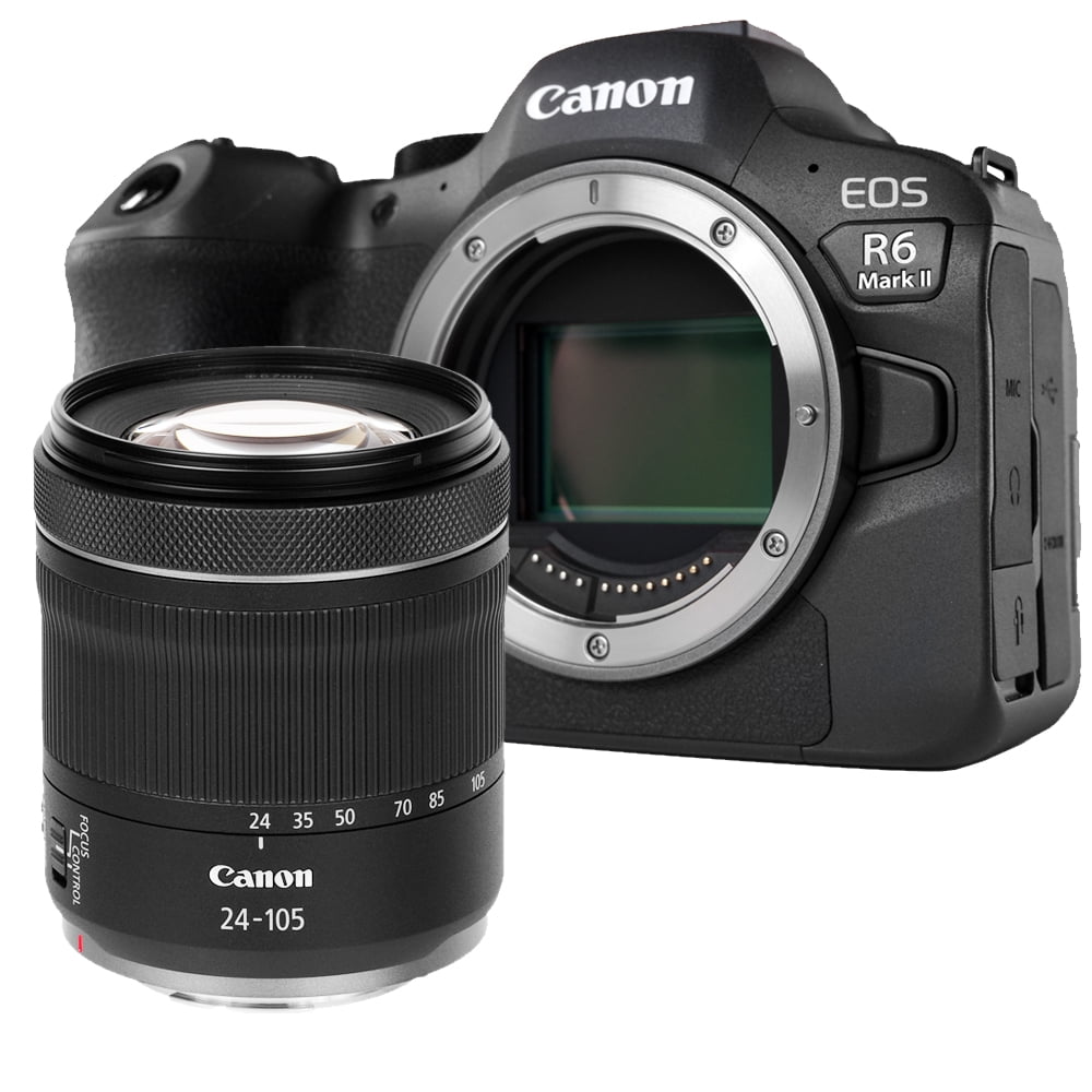 Canon EOS R6 Mark II DSLR Full Frame Mirrorless Camera w/ 24-105mm