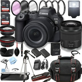 Canon EOS R6 Mark II Mirrorless Digital Camera with RF 24-105mm Lens, 24.2 MP, Black, New (International Version)
