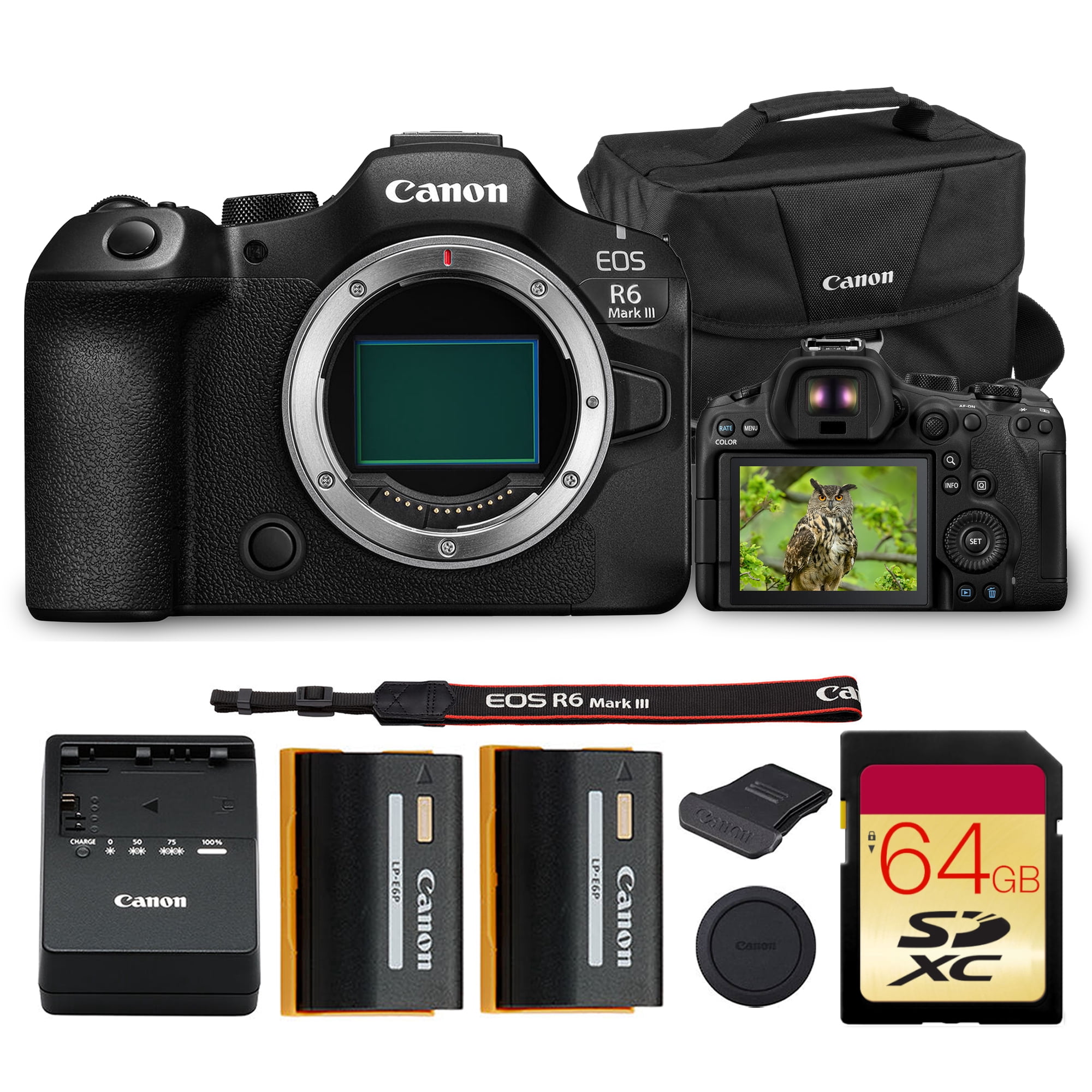 Canon EOS R6 Mark III Mirrorless Camera | Full-Frame RF System Body ...
