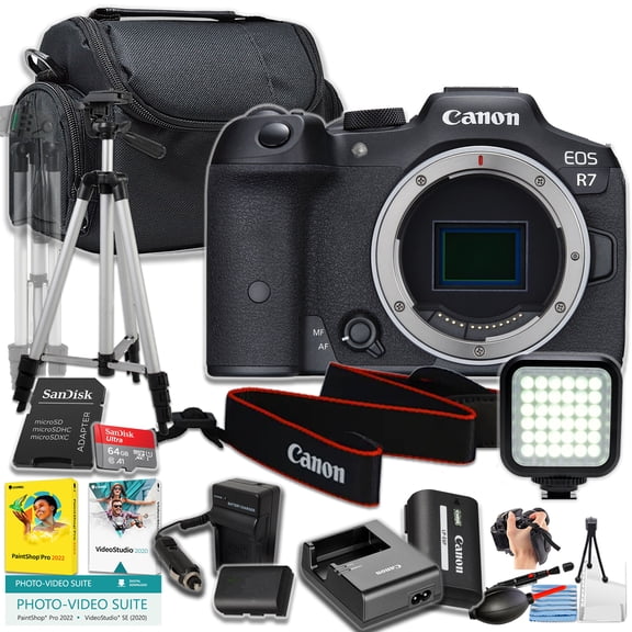 Canon EOS R7 32.5 Megapixel Mirrorless Camera Body Only, Black - (International Version)