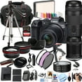 thumbnail image 1 of Canon EOS R7 32.5MP APS-C CMOS Sensor Mirrorless Camera with 18-150mm + 75-300mm Lenses + 128GB Extreme Memory, LED Video Light, Wide Angle Lens, Telephoto Lens, Filters- 44pc Pro Bundle, 1 of 8