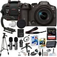 thumbnail image 1 of Canon EOS R7 Mirrorless Camera with 18-150mm Lens Bundle with with Commander Gear Bag + Wireless Microphone System + 64GB Extreme Memory Card + Accessory Kit, 1 of 5