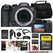 Canon EOS R7 Mirrorless Camera - Body Only with Sony 64GB SD Card & Essential Accessories International Version
