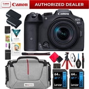 Canon EOS R7 Mirrorless Camera from Authorized USA Dealer with RF-S 18-150mm F3.5-6.3 IS STM Lens 5137C009 Bundle with Deco Gear Bag, 2 x Battery, 2 x 64GB Memory Cards, Accessories Kit