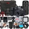 thumbnail image 1 of Canon EOS R7 Mirrorless Camera with RF-S 18-45mm + 75-300mm Lens + 64GB Memory Card + Case + Tripod + SV Premium Accessory Bundle (International Version), 1 of 7