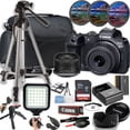 thumbnail image 1 of Canon EOS R7 Mirrorless Camera w/RF-S 18-45mm f/4.5-6.3 is STM Lens + LED Light + 64GB Memory + Filters + Case + Tripod + Grips + Hood, and More (24pc Bundle) (International Version), 1 of 6
