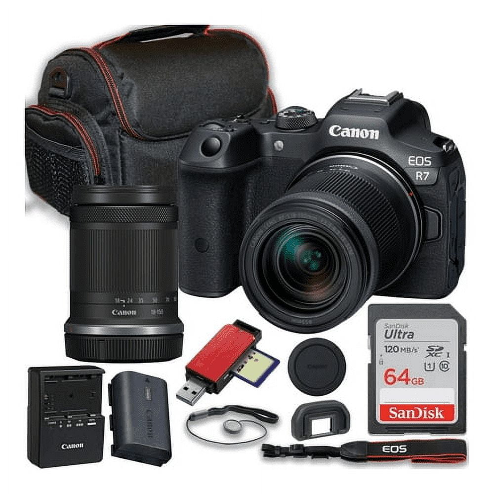 Canon - ＣＡＮＯＮ　ＥＯＳ　Ｒ７ Canon EOS R7 Mirrorless Camera, 32.5MP CMOS Sensor, DIGIC X