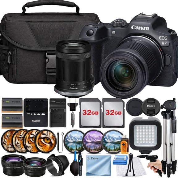 Canon EOS R7 Mirrorless Camera with RF-S 18-150mm Lens Advanced 32GB (International Version)