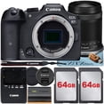 thumbnail image 1 of Canon EOS R7 Mirrorless Camera with RF-S 18-150mm f/3.5-6.3 IS STM Lens + 2 Pack 64GB Memory Card + ZeeTech Accessory Bundle (International Version), 1 of 6