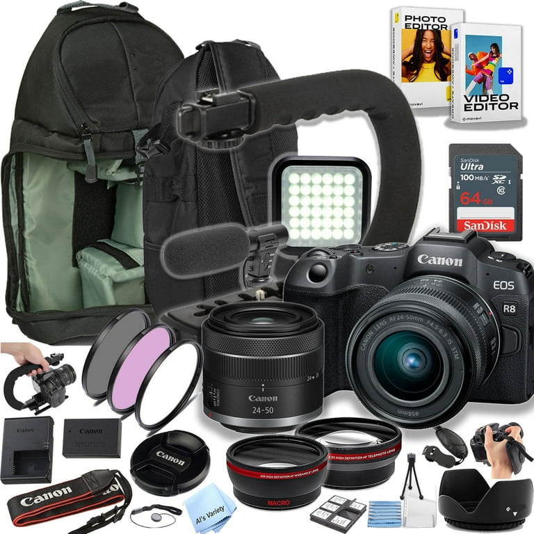 Canon EOS R8 24-50 レンズキットほぼ新品 EOS R8・RF24-50mm F4.5-6.3 IS STM レンズキット：通販