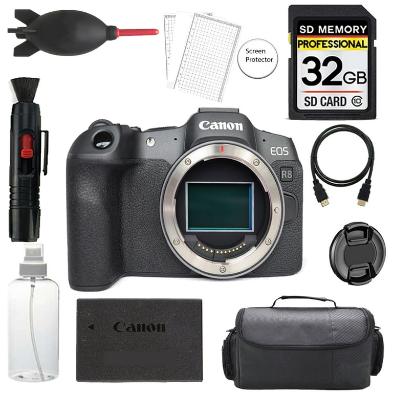 Canon EOS R8 Mirrorless Camera Bundle Set - Body 5803C002 with