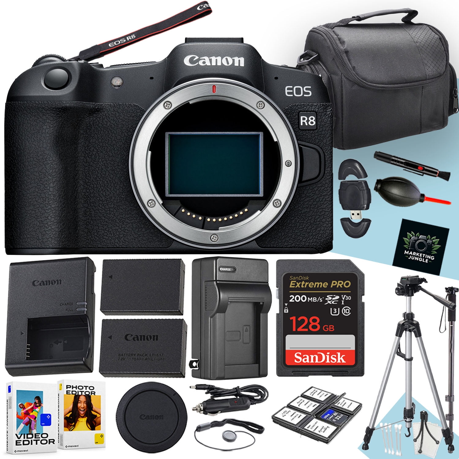 Canon Professional Full Frame EOS R8 Mirrorless Camera Body Canon Professional Full Frame EOS R8 Mirrorless Camera Body