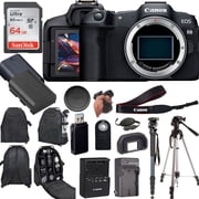 Canon EOS R8 Mirrorless Camera (Body Only) Enhanced with Professional Accessory Bundle - Includes 14 Items