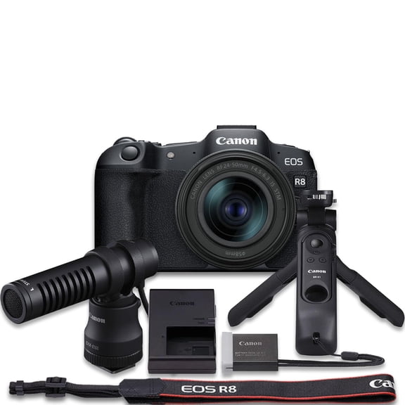 Canon EOS R8 Mirrorless Camera Video Creator kit | Canon USA Model