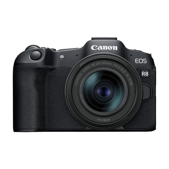 Canon EOS R8 Mirrorless Camera with RF 24-50mm f/4.5-6.3 IS STM Lens (International Version)