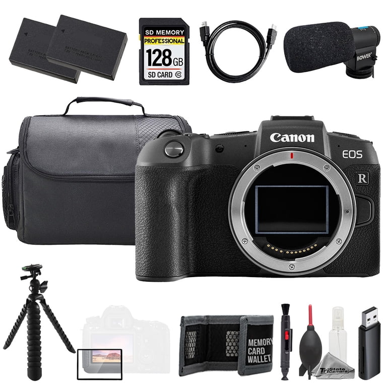 Canon EOS RP (Body) + Mic + 128GB + Extra Battery+ Tripod
