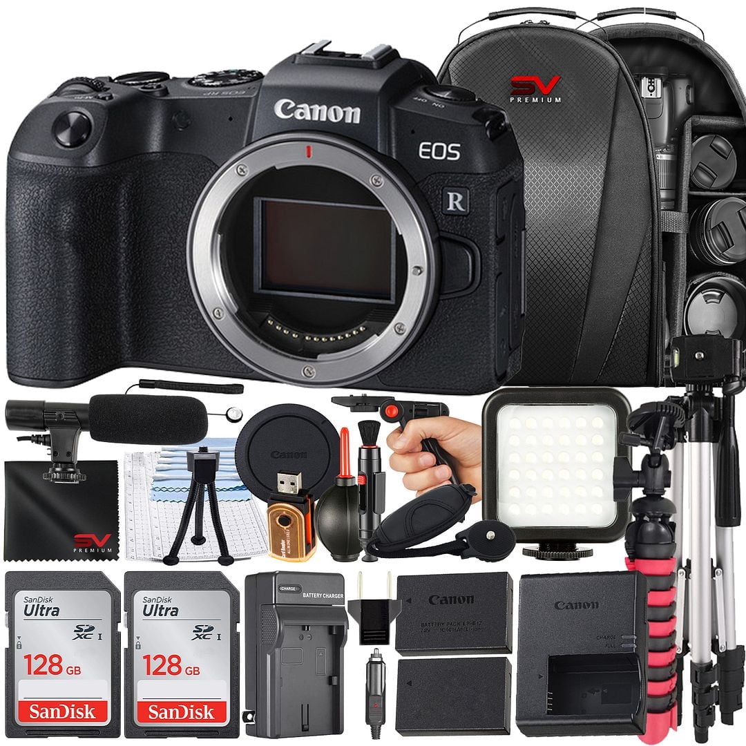 Canon EOS RP Mirrorless Camera (Body Only) with 2 Pack SanDisk 128GB ...