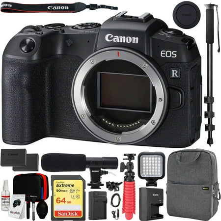 Canon EOS RP Mirrorless Digital Camera (Body Only) Starter Essential Package