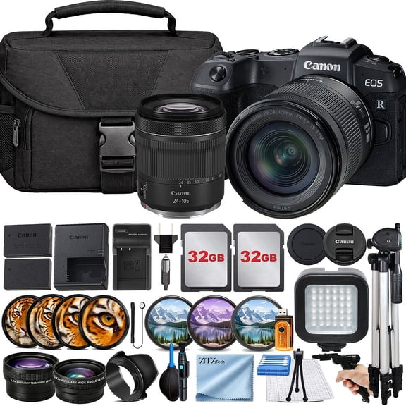 Canon EOS RP Mirrorless Digital Camera RF 24-105MM Advanced 32GB (3380C002) (International Version)