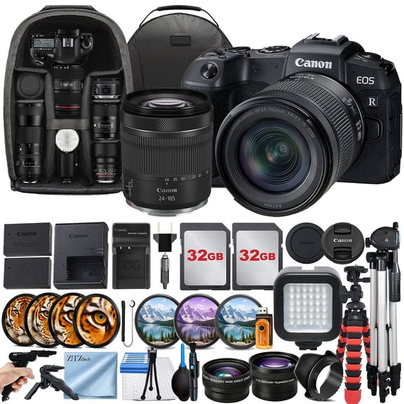 Canon EOS RP Mirrorless Digital Camera RF 24-105MM Pro 32GB (3380C002) (International Version)