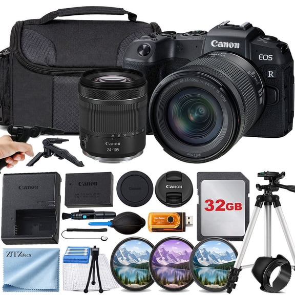 Canon EOS RP Mirrorless Digital Camera RF 24-105MM Small 32GB (3380C002) (International Version)