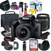 Canon EOS Rebel 4000D / T100 DSLR Camera Bundle | 18MP, 18-55mm Lens, 32GB SD Card, Tripod & Complete Accessory Kit