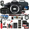 thumbnail image 1 of Canon EOS Rebel 850D / T8i DSLR Camera (Body Only) + 4K Monitor + Canon EF 50mm (International Version), 1 of 8