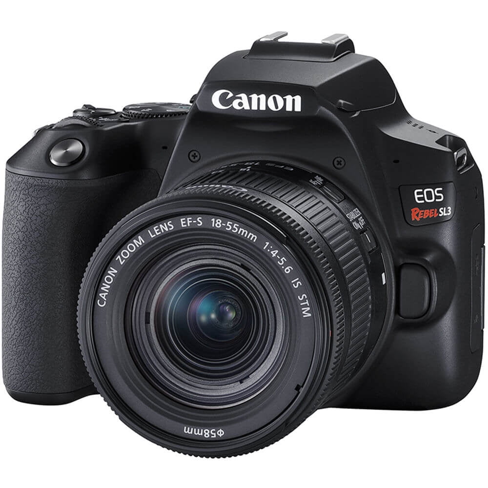 Canon EOS Rebel SL3 DSLR 24.1MP 4K Video Camera + EF-S 18-55mm IS