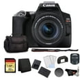 thumbnail image 1 of Canon EOS Rebel SL3 DSLR Camera with 18-55mm Lens (Black) Advanced Bundle(International Model), 1 of 6