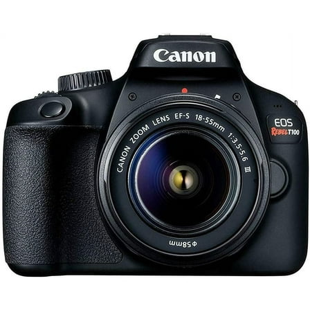 Canon EOS Rebel T100/4000D DSLR Camera with 18-55mm f/3.5-5.6 DC III Lens