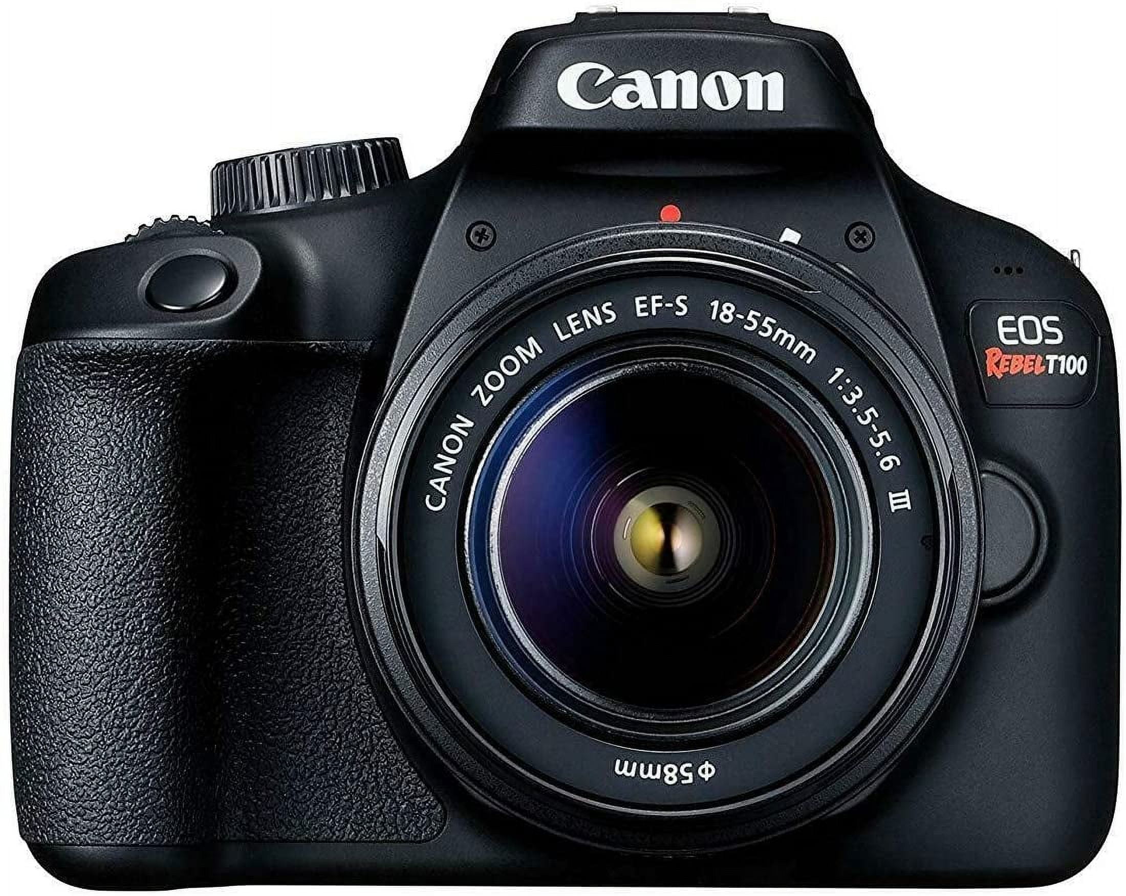 Canon EOS Rebel T100 DSLR Camera with 18-55mm f/3.5-5.6 DC III