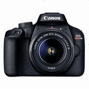 Canon EOS Rebel T100 DSLR Camera EF-S 18-55mm f/3.5-5.6 IS II Lens Kit, 18 Megapixel CMOS (APS-C) Sensor, Full HD Videos, Built-in Wi-Fi, Beginner Photographers, Digital Camera, Black