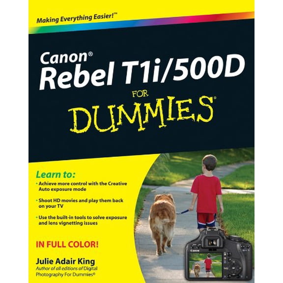 Pre-Owned Canon EOS Rebel T1i / 500D For Dummies Paperback