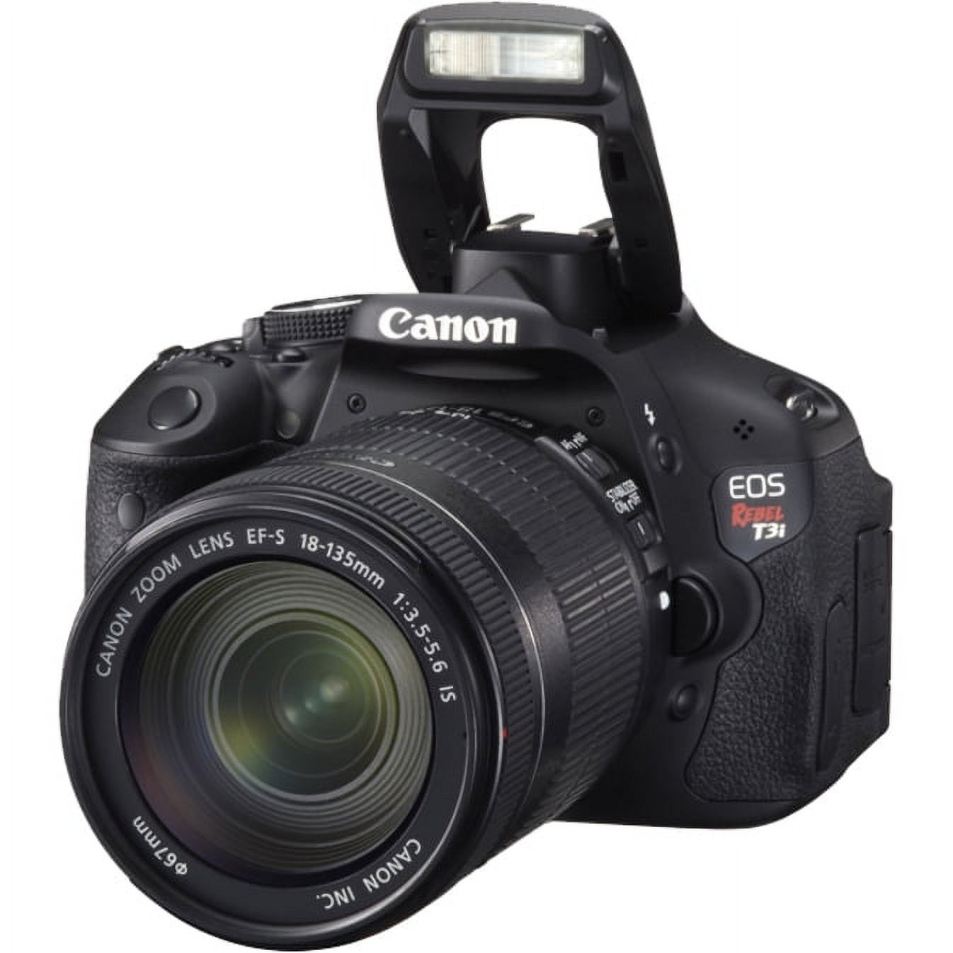 Canon EOS Rebel T3i 18 Megapixel Digital SLR Camera with Lens, 0.71", 2.17" - image 1 of 3